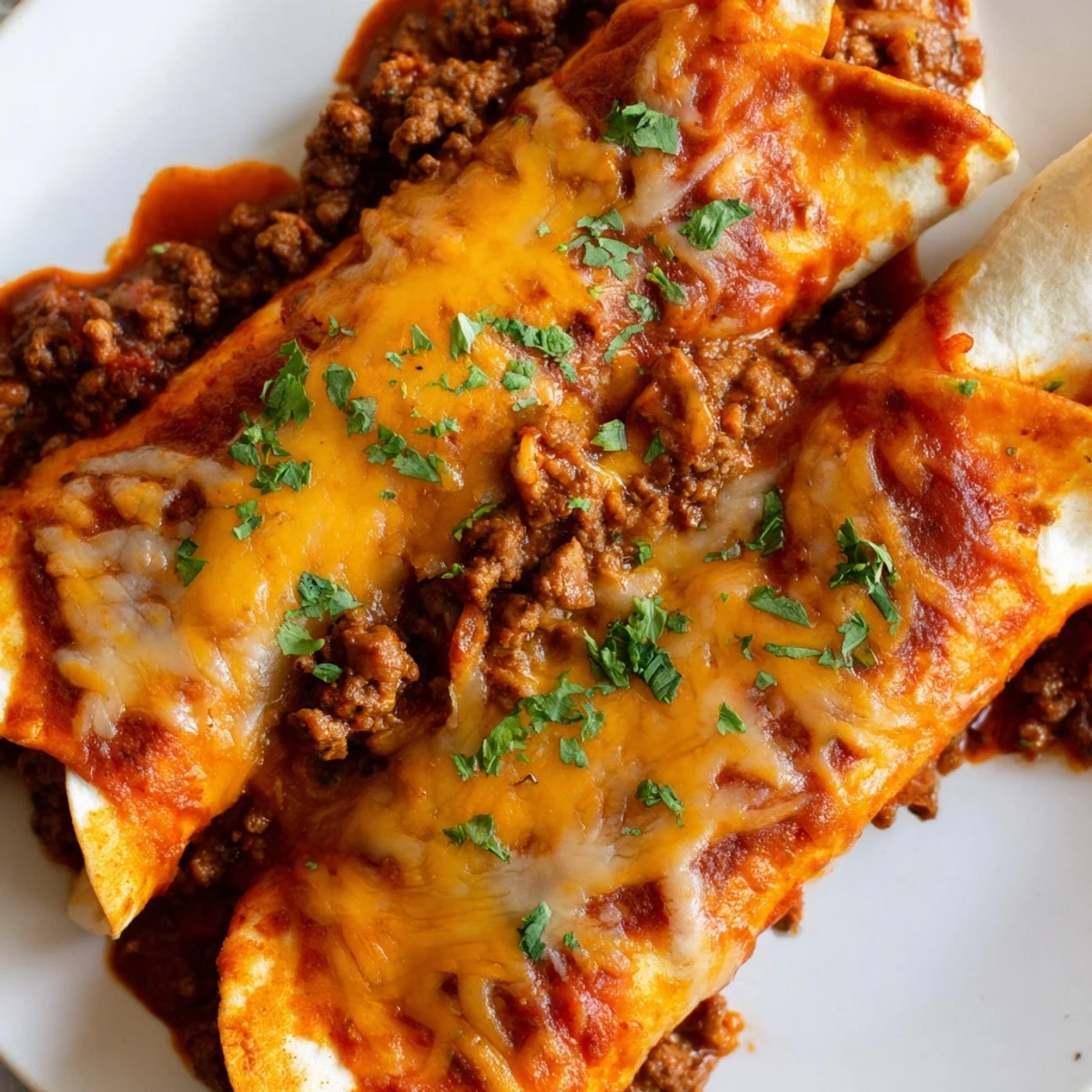 Served hot garnished with fresh cilantro, perfect for a comforting Mexican-inspired family dinner.