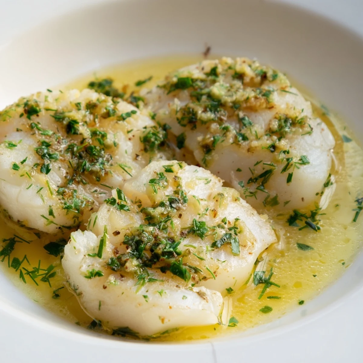 Serve this Baked Cod with Garlic Butter and Herbs alongside lemon wedges and steamed vegetables for a quick, light, and flavorful weeknight dinner.