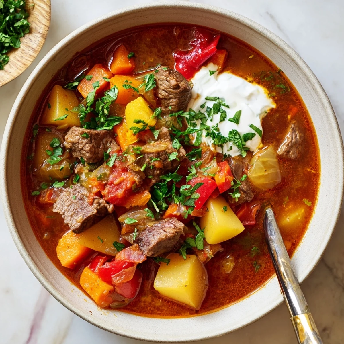 Slow Cooker Hungarian Goulash
