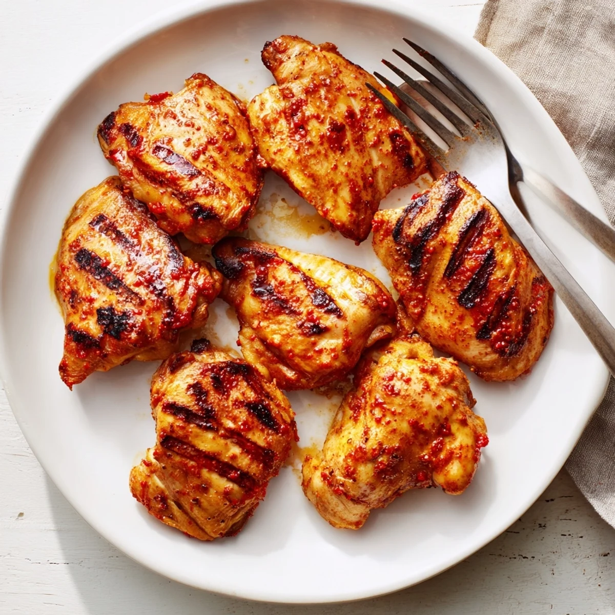 Juicy oven-roasted ultimate boneless skinless chicken thighs with crispy edges and smoky spices
