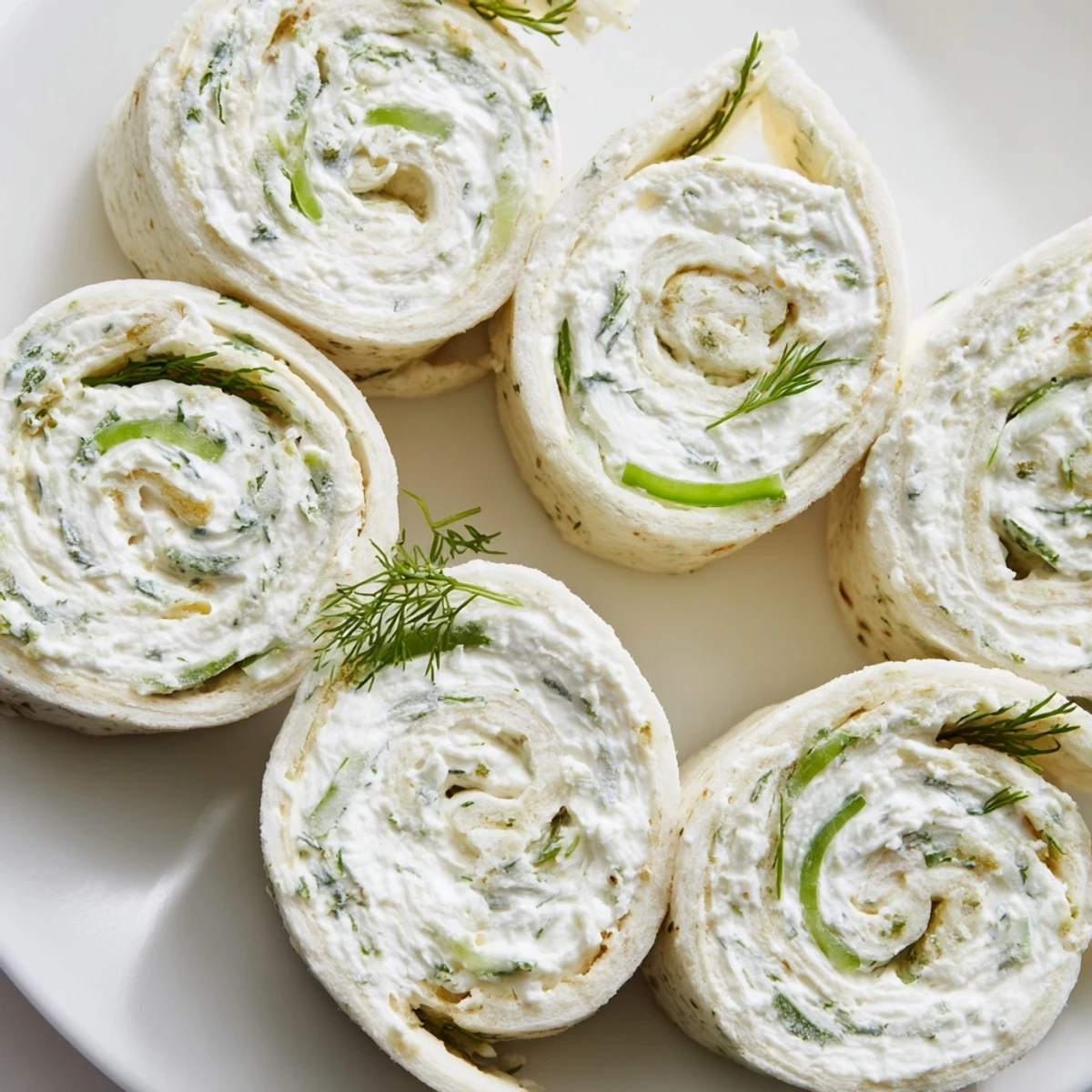 Tasty rolled tortilla pinwheels featuring tangy chopped pickles and smooth cream cheese spread