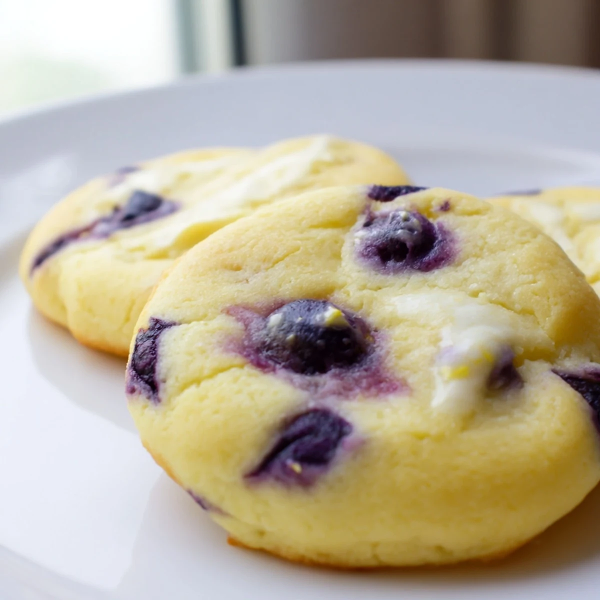 Lemon Blueberry Cheesecake Cookies
