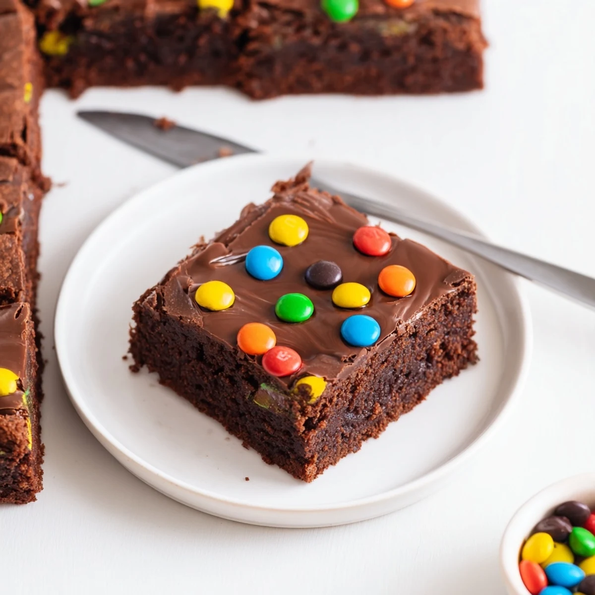 Gourmet Cosmic Brownies Bars with glossy ganache and chewy fudgy center  