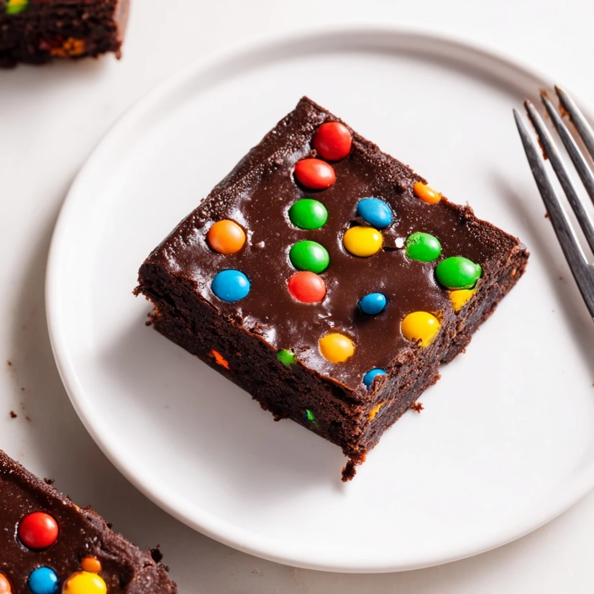 Serve Gourmet Cosmic Brownies Bars alongside cold milk for nostalgic indulgence