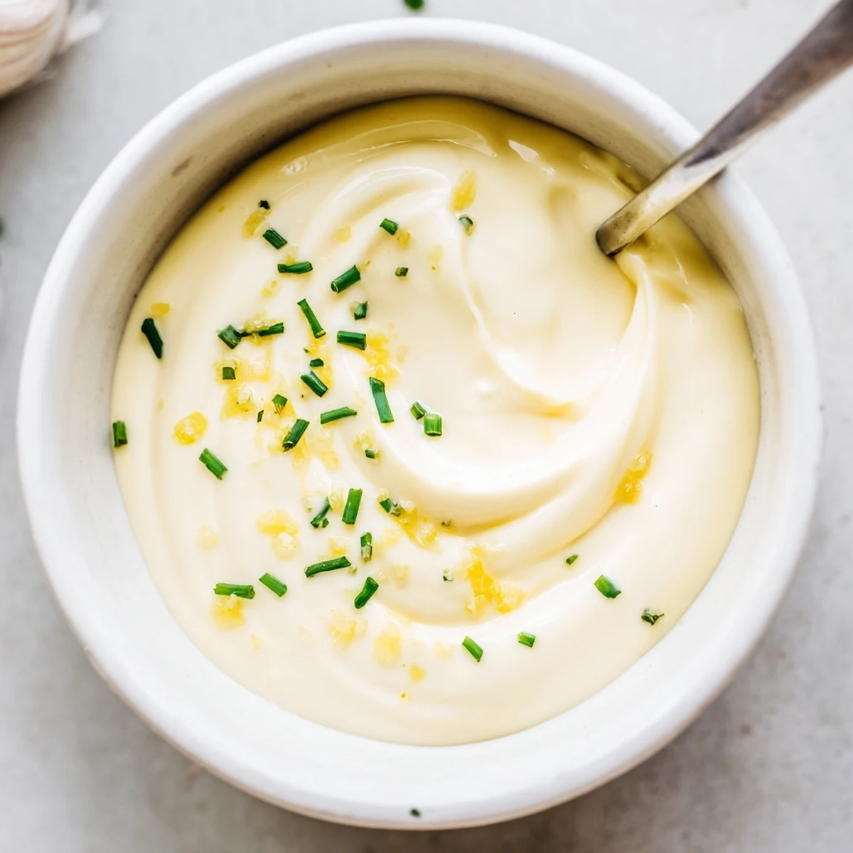 Chilled Creamy Tangy Sauce flecked with herbs, perfect sandwich spread
