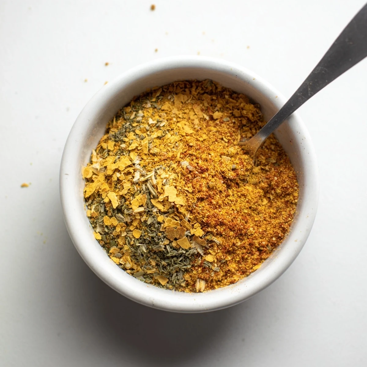 Jar of Vegan Chicken Seasoning For Rubs Marinades And Broth, golden flakes