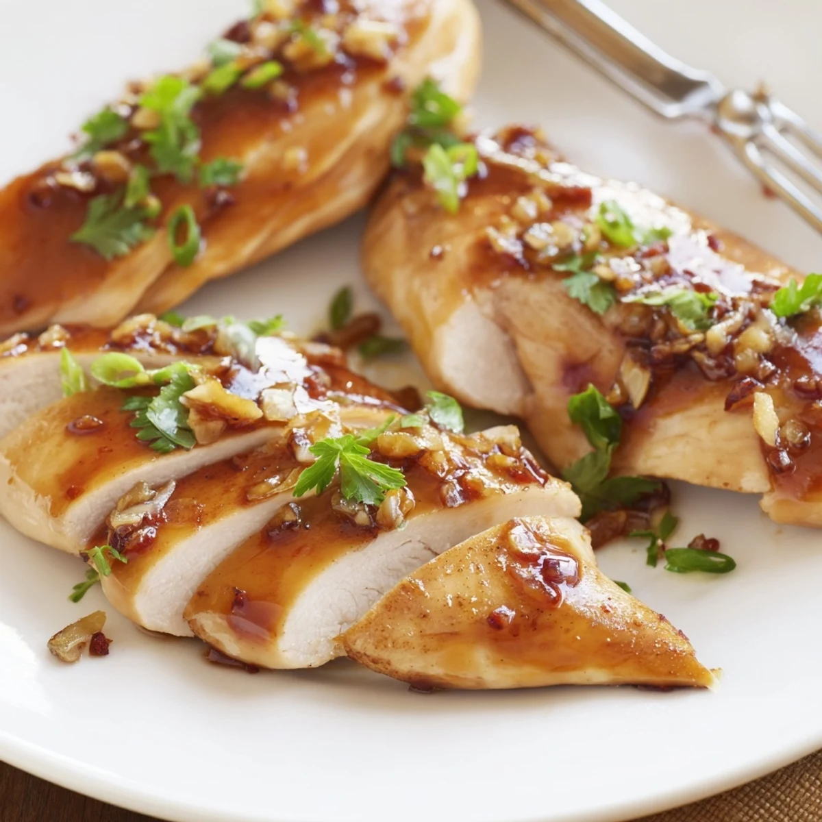 Set-it-and-forget-it Slow Cooker Brown Sugar Garlic Chicken, shredded and perfect for meal prep