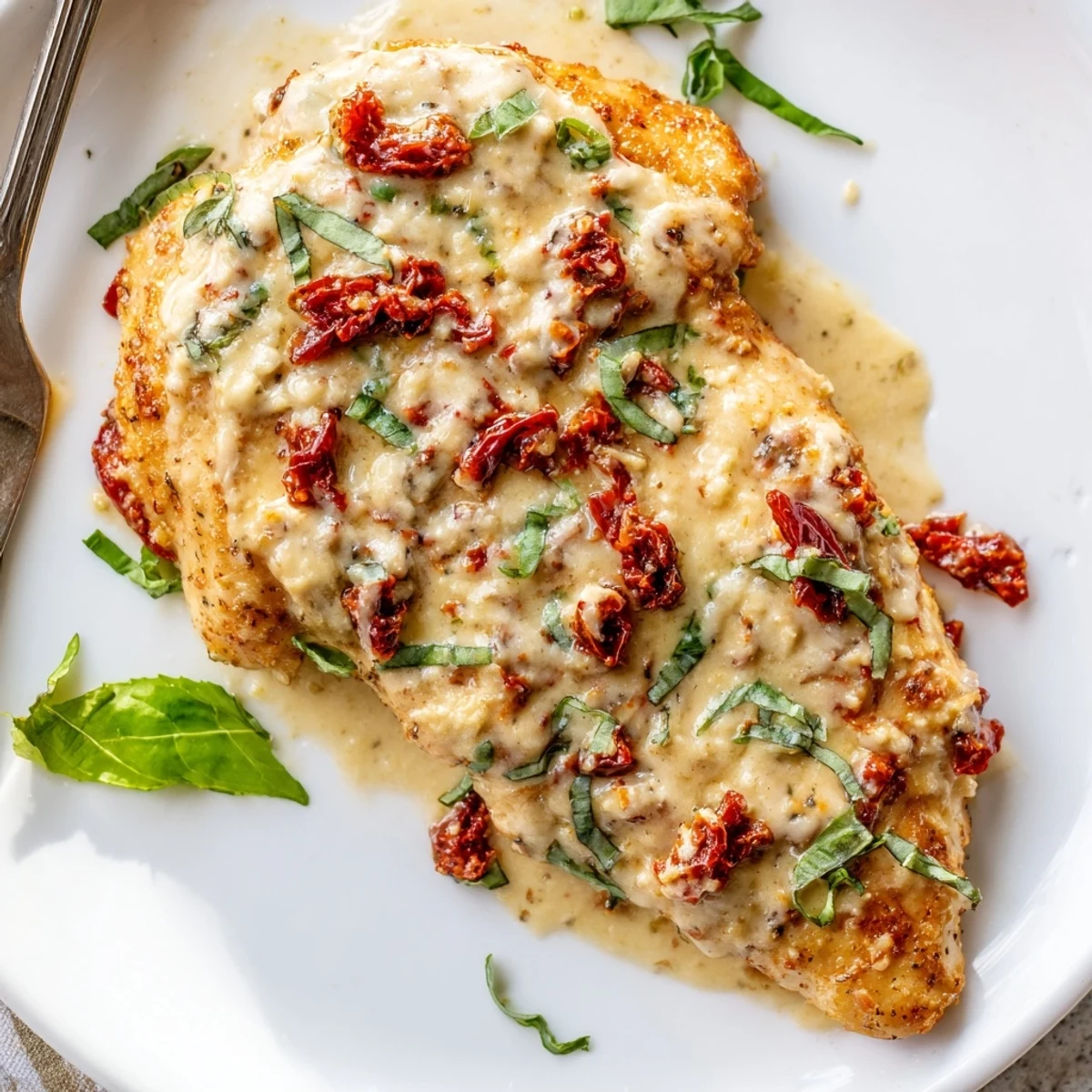 Silky garlicky slow cooker comfort: Dump And Go Crockpot Marry Me Chicken over pasta