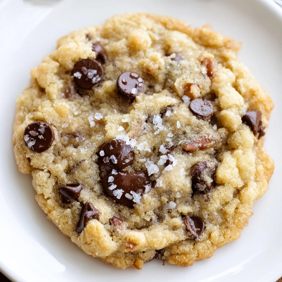 Stack of chewy Chocolate Chip Cookies beside a cold glass of milk