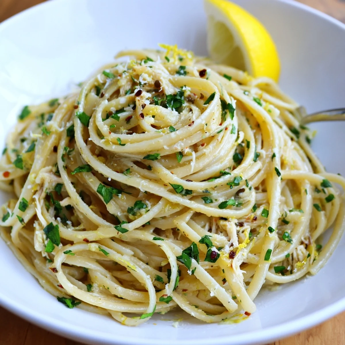 Skillet of Cowboy Butter Pasta glistening with buttery sauce, cracked pepper.