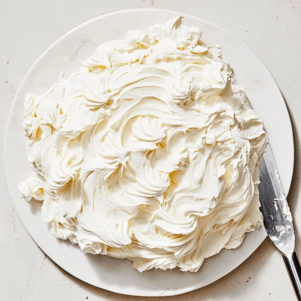 Creamy Italian meringue buttercream piped in smooth swirls atop golden cupcakes