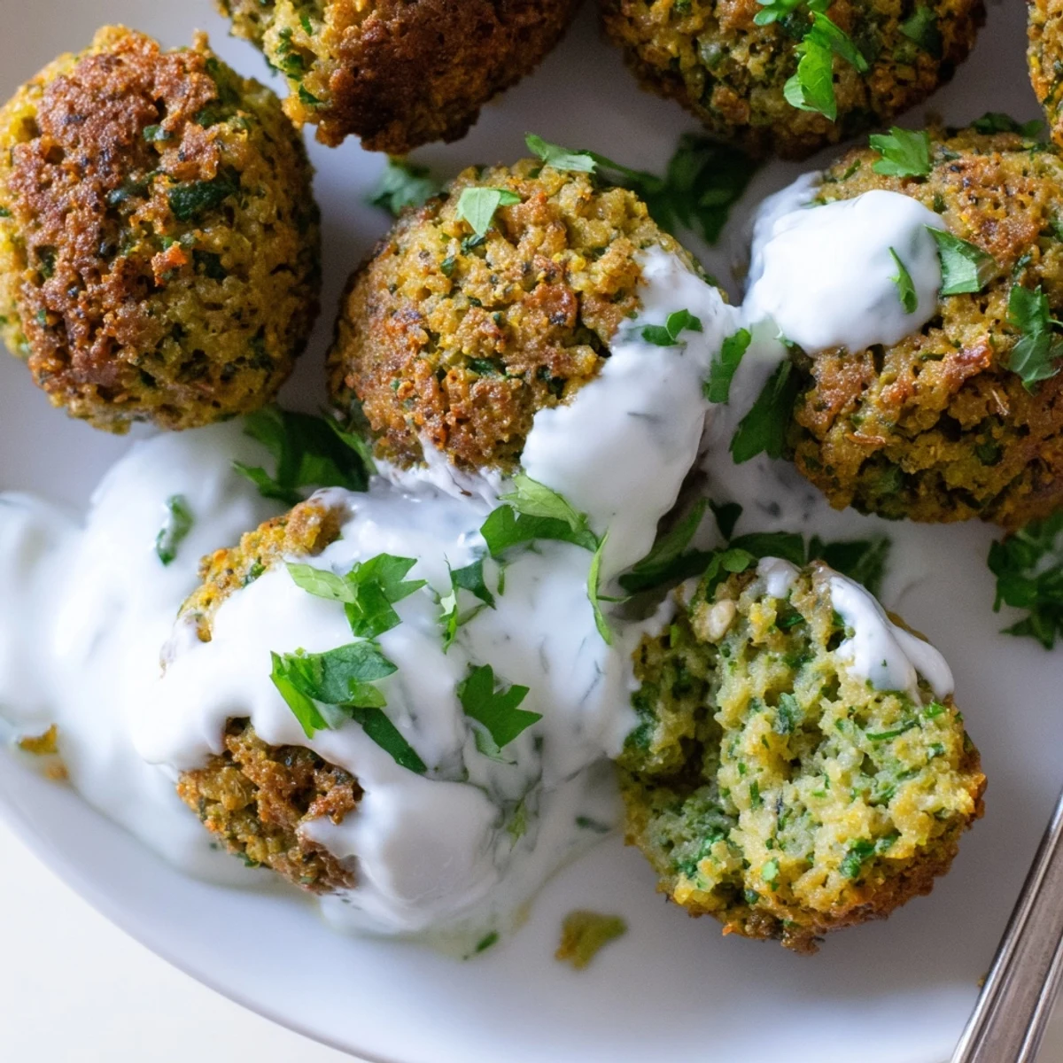 Crispy Herb Falafel Bites
