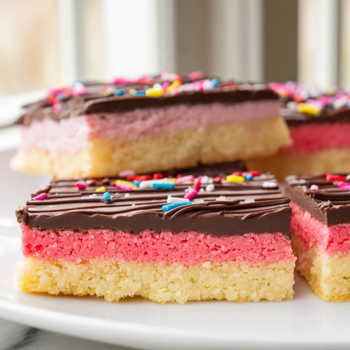 Neapolitan Layered Cookies