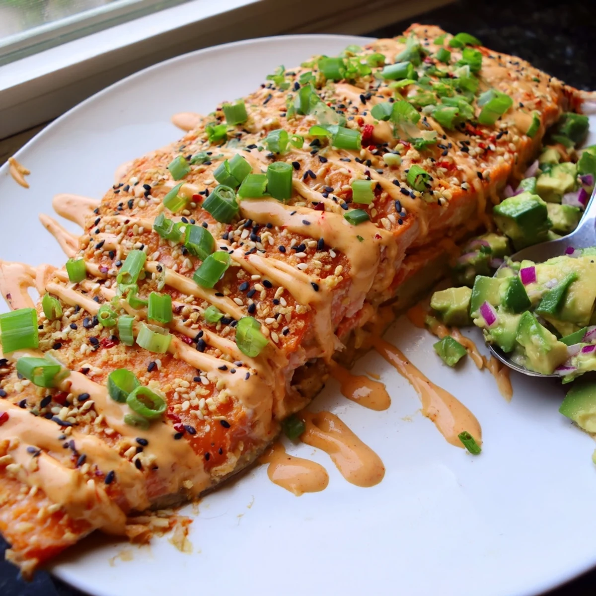 Bang Bang Salmon With Salsa