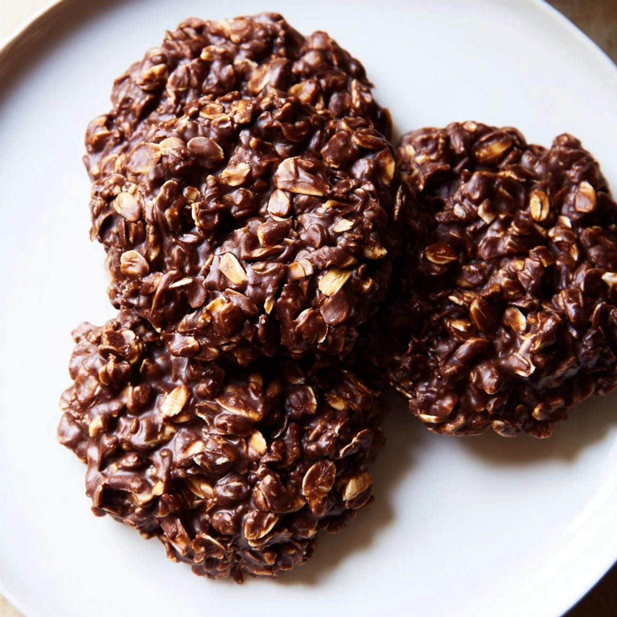 Chocolate Oatmeal No Bake Cookies