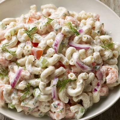 Shrimp Macaroni Creamy Dressing