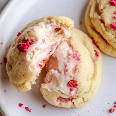 Strawberry Cheesecake Cookies