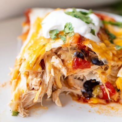 Chicken Burrito Casserole