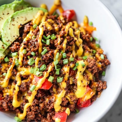 Low Carb Burger Bowls